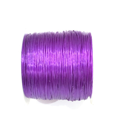 Silicium fibreux extensible, silicone fibreux élastique pour bracelets 5 couleurs, 100 mètres