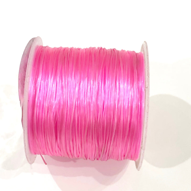 Silicium fibreux extensible, silicone fibreux élastique pour bracelets 5 couleurs, 100 mètres