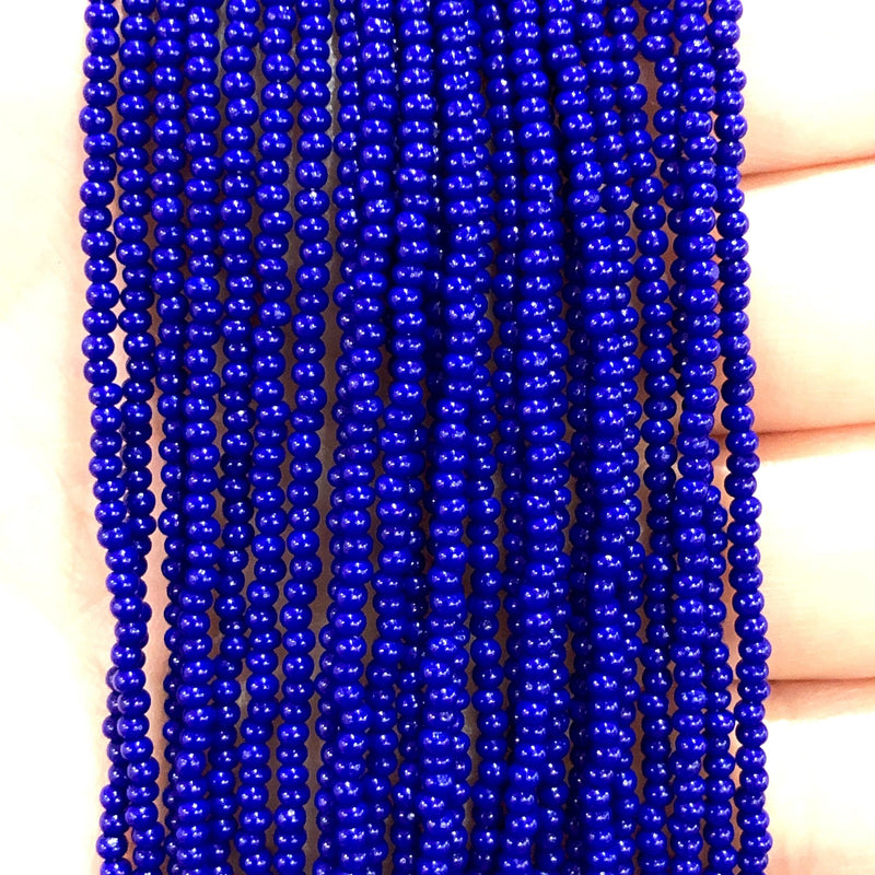 Preciosa Seed Beads 11/0 33060 Opaque  Blue-PRCS11/0-119