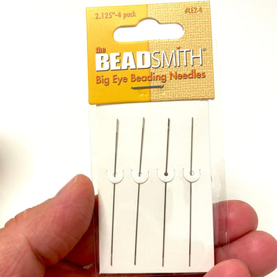 Big Eye Beading Needles by Beadsmith Large Hole Needle, Large Eye Needle