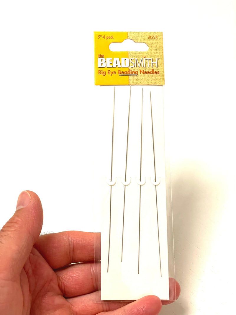 Big Eye Beading Needles by Beadsmith Large Hole Needle, Large Eye Needle