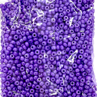 Perles de Rocailles Preciosa 6/0 Rocailles-Trou Rond 100 gr, 17328 Violet de Ceylan
