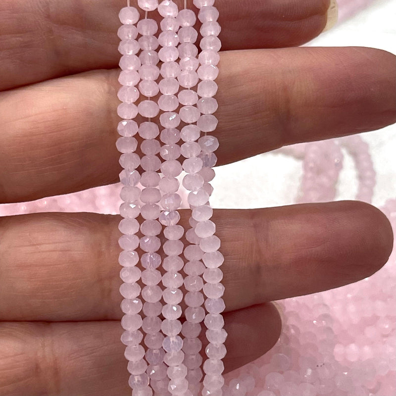 Crystal faceted rondelle 3mm Beads, PBC3C71,