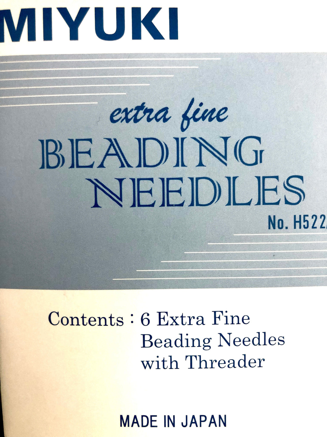 Miyuki Extra Fine Beading Needle (6 Pcs)