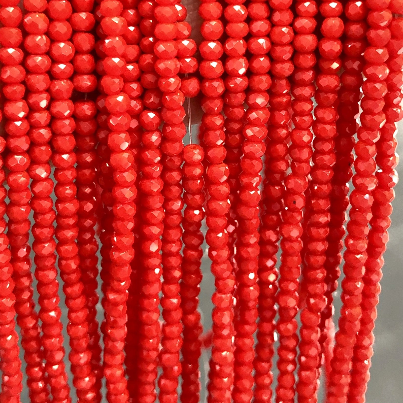 Crystal faceted rondelle 2mm Beads, PBC2C17