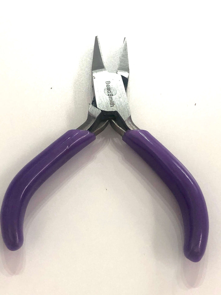 3 Piece Mini Plier Set With Purple Handles, Beadsmith Plier Set