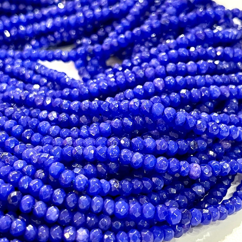 Blue shop faceted beads