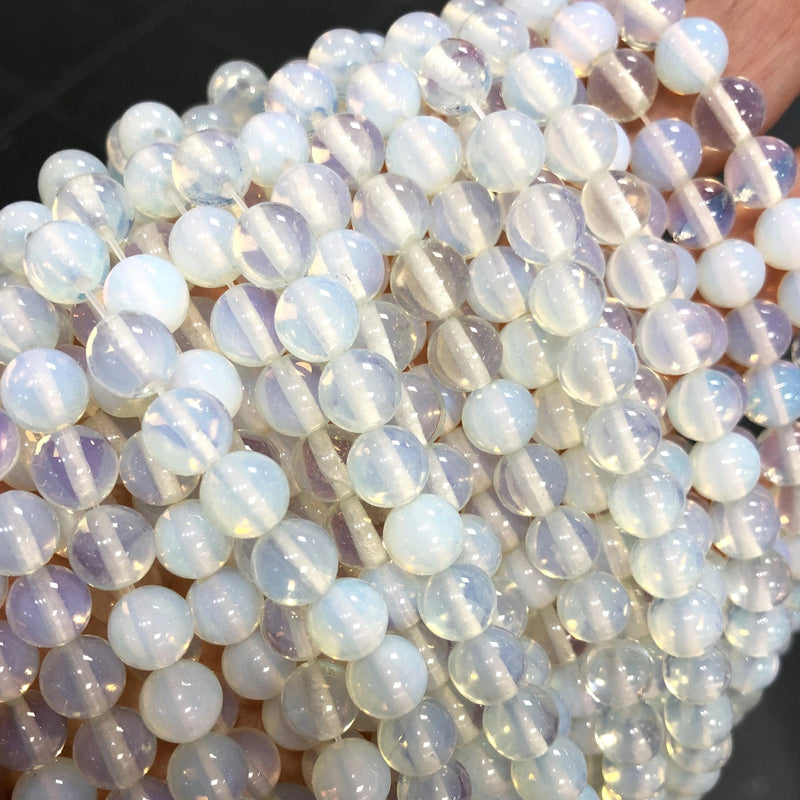 High Quality Grade Moonstone Opalite, Gemstone Round Beads  6mm - 16" 65 beads per strand