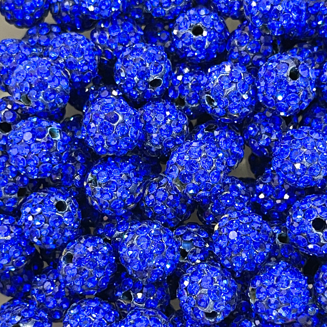 10mm Shamballa Beads, 10mm Quality Pave Rhinestone Disco Balls,3 pcs in a pack