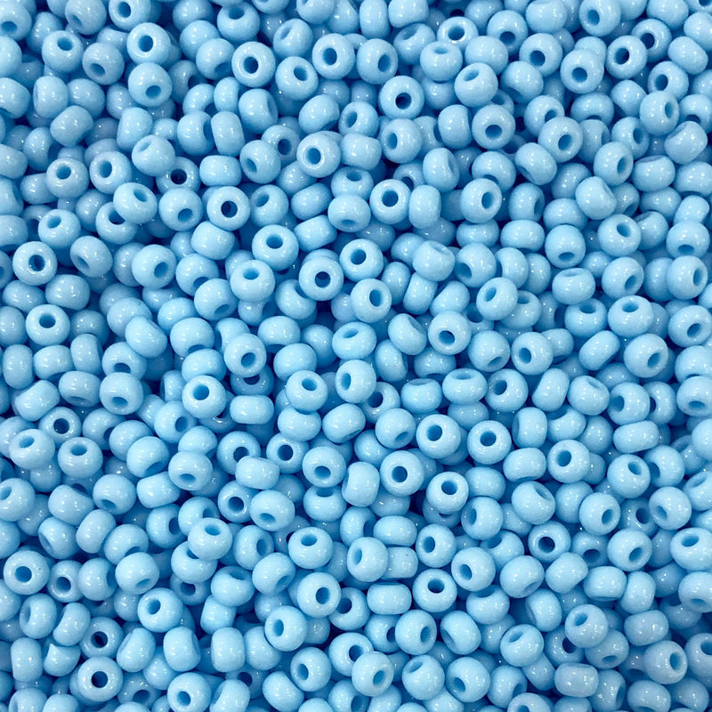 Preciosa Seed Beads 8/0 Rocailles-Rundloch-100 Gr,63000 Lt. Türkis