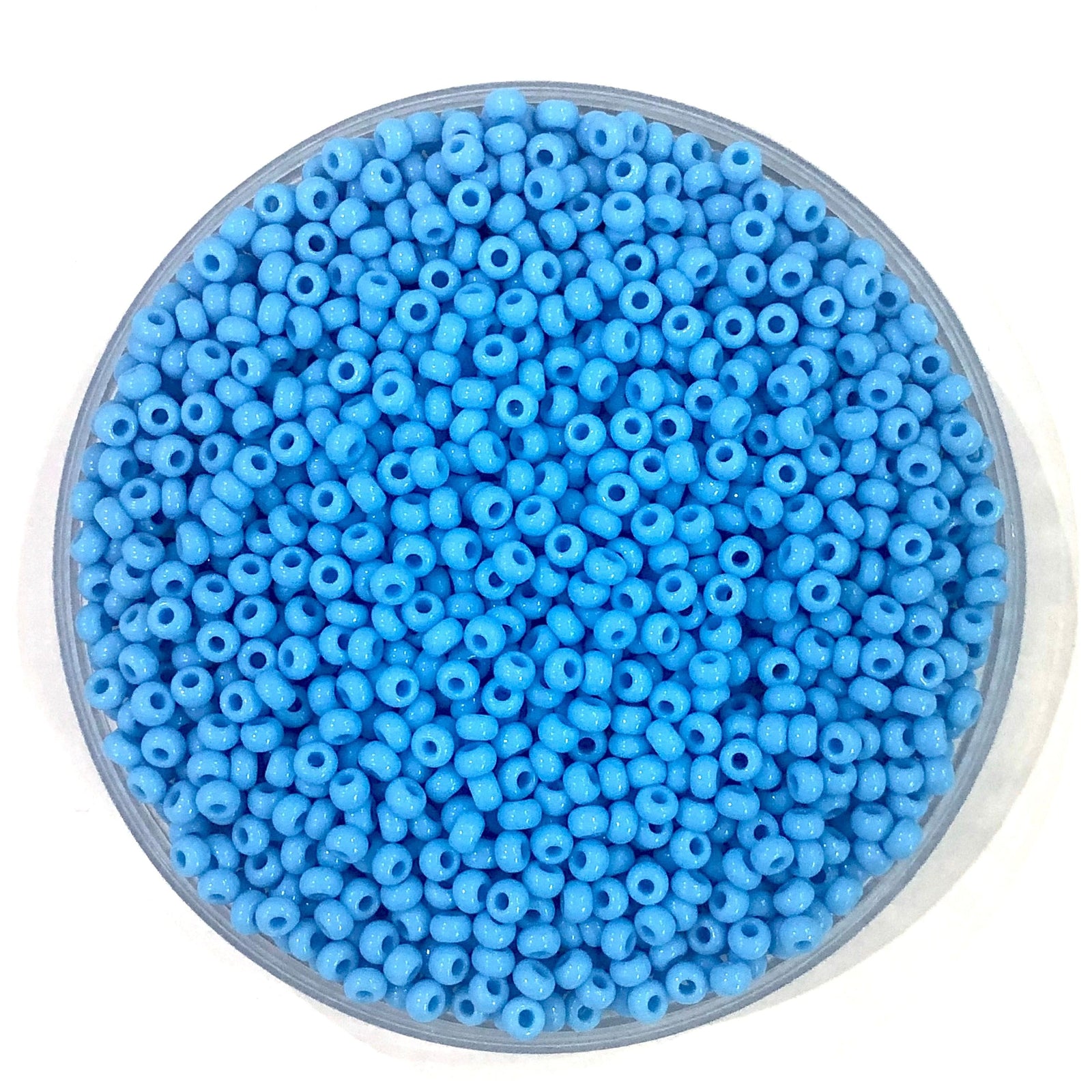 Preciosa Seed Beads 8/0 Rocailles-Round Hole-20 Gr,63020 Turquoise