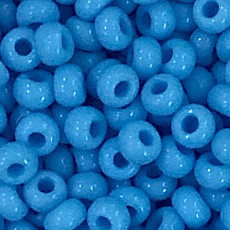 Preciosa  Seed Beads 8/0 Rocailles-Round Hole-20 Gr,63020  Turquoise