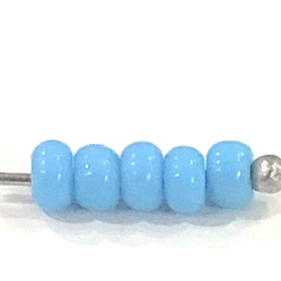 Perles de Rocailles Preciosa 8/0 Rocailles-Trou Rond-20 Gr,63020 Turquoise