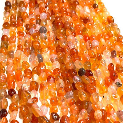 Genuine Agate Natural Gemstone Nuggets,50 Beads