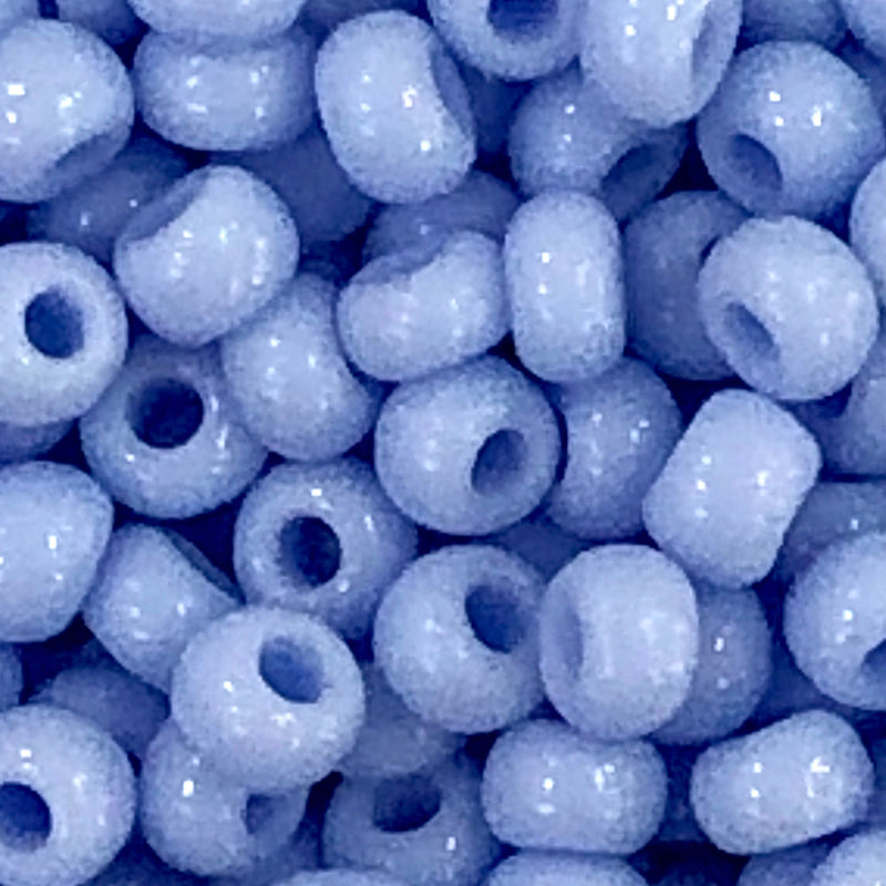 Perles de Rocailles Preciosa 8/0 Rocailles-Trou Rond 100 gr, 33000 Bleu Clair Opaque