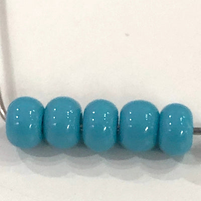Preciosa Seed Beads 6/0 Rocailles-Round Hole 20 gr, 63030 Turquoise