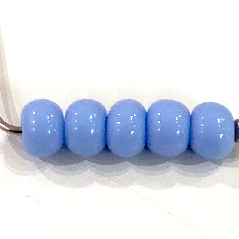 Perles de Rocailles Preciosa 6/0 Rocailles-Trou Rond 20 gr, 33000 Bleu Clair Opaque