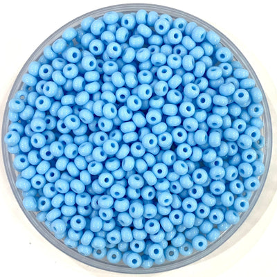 Preciosa Seed Beads 6/0 Rocailles-Round Hole 20 gr, 63000 Lt Turquoise