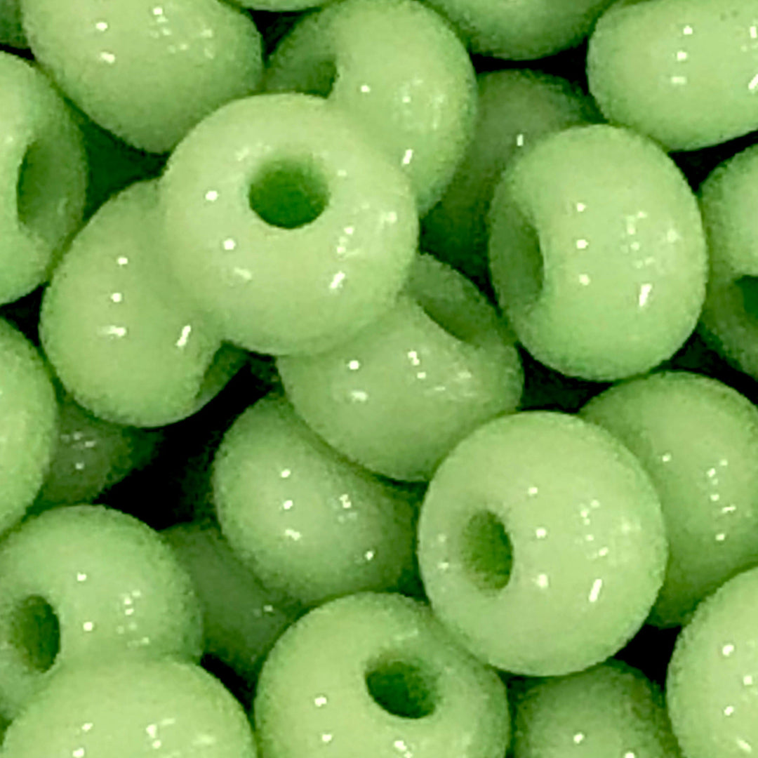 Preciosa Seed Beads 6/0 Rocailles-Round Hole 100 gr, 53410 Opaque Lt. Green