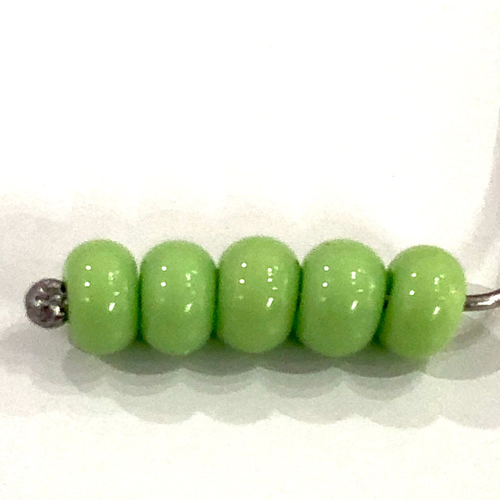 Preciosa Seed Beads 6/0 Rocailles-Round Hole 100 gr, 53410 Opaque Lt. Green
