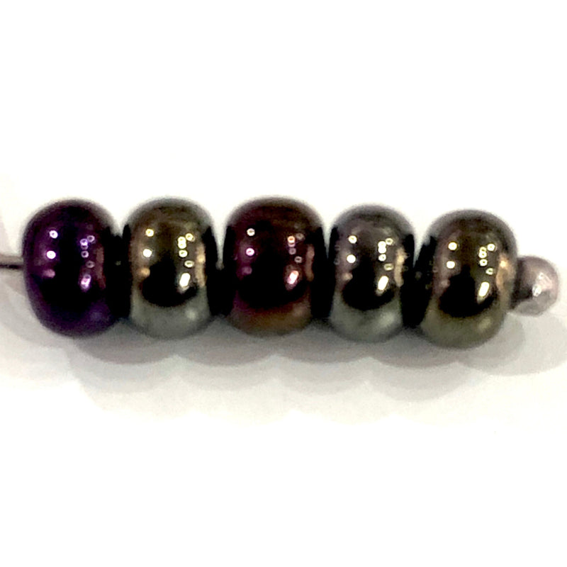 Perles de Rocailles Preciosa 6/0 Rocailles-Trou Rond 20 gr, 59115 Iris Marron