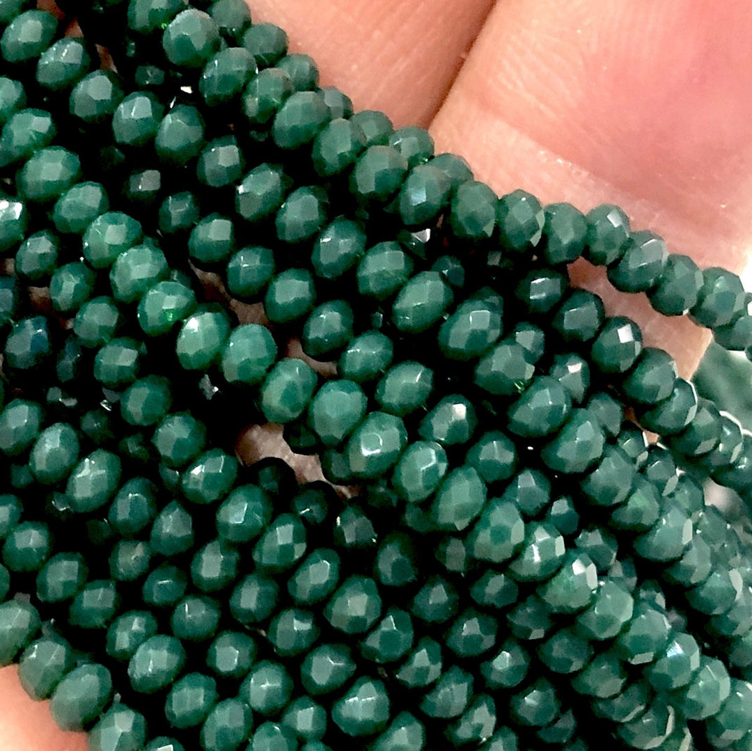 Crystal faceted rondelle 2mm Beads, PBC2C16