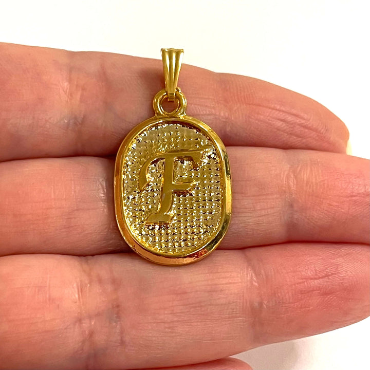 24Kt Gold Plated Brass Initial Pendants