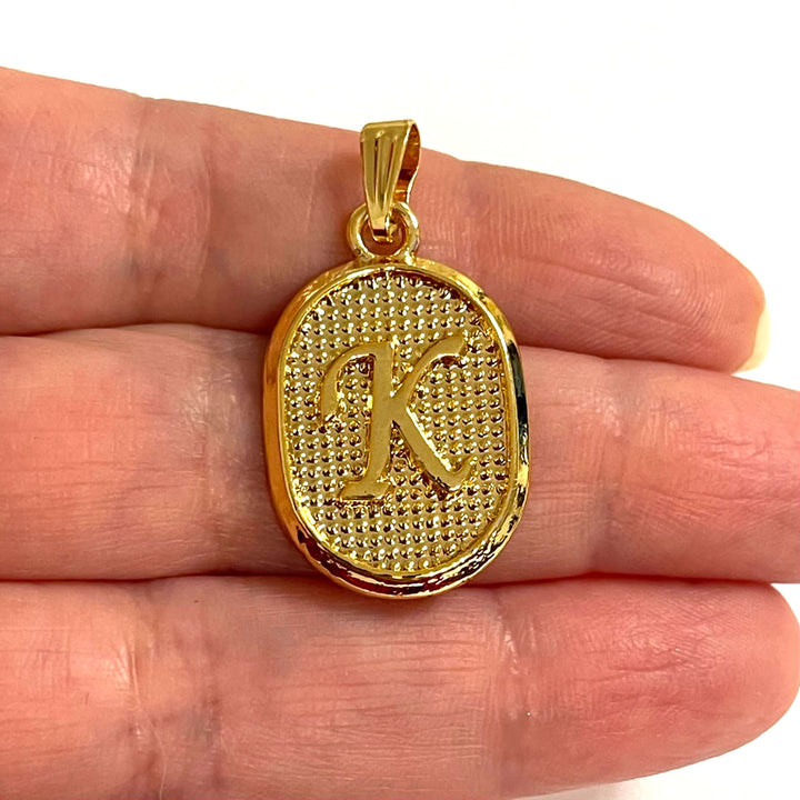24Kt Gold Plated Brass Initial Pendants