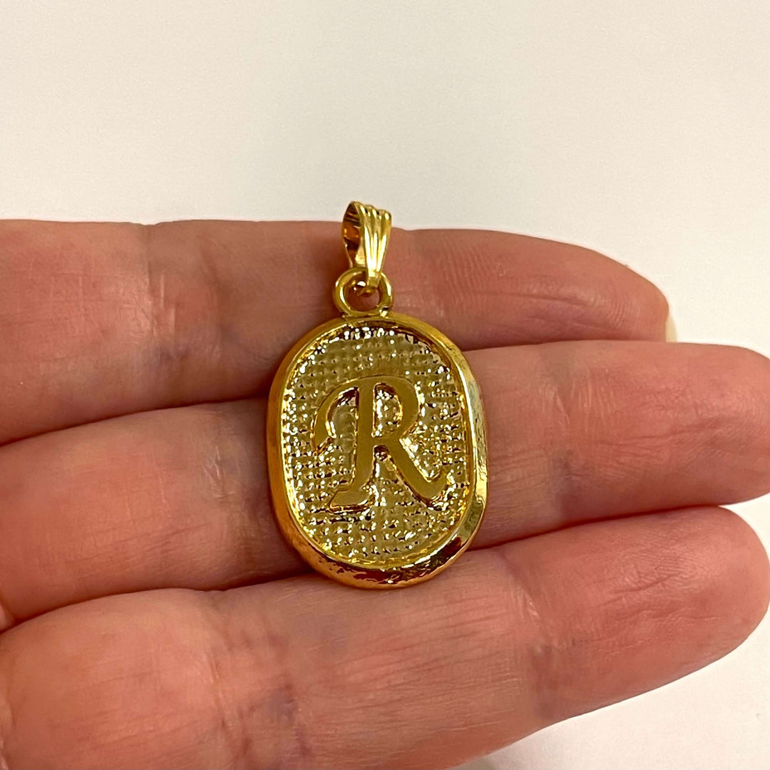 24Kt Gold Plated Brass Initial Pendants