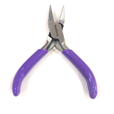 4 Piece Mini Plier Set With Purple Handles, Beadsmith Plier Set