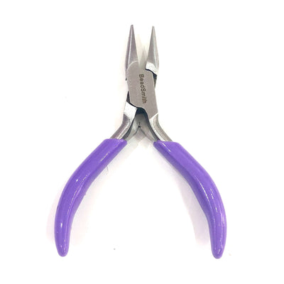 4 Piece Mini Plier Set With Purple Handles, Beadsmith Plier Set