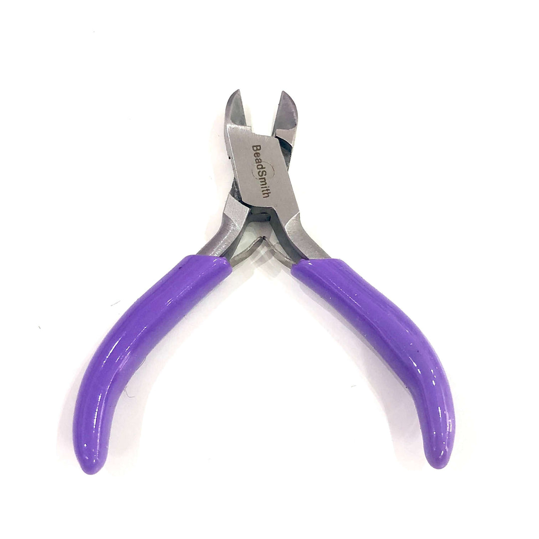 4 Piece Mini Plier Set With Purple Handles, Beadsmith Plier Set