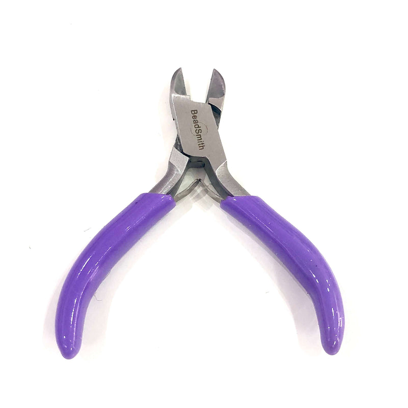 4 Piece Mini Plier Set With Purple Handles, Beadsmith Plier Set