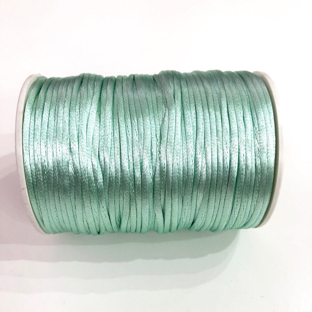 Rattail Cord, Kumihimo Cord, Satin Silk Cord, Satin Nylon Cord, Macrame Knotting DIY, Beading String, Thread Cording, 2.5mm