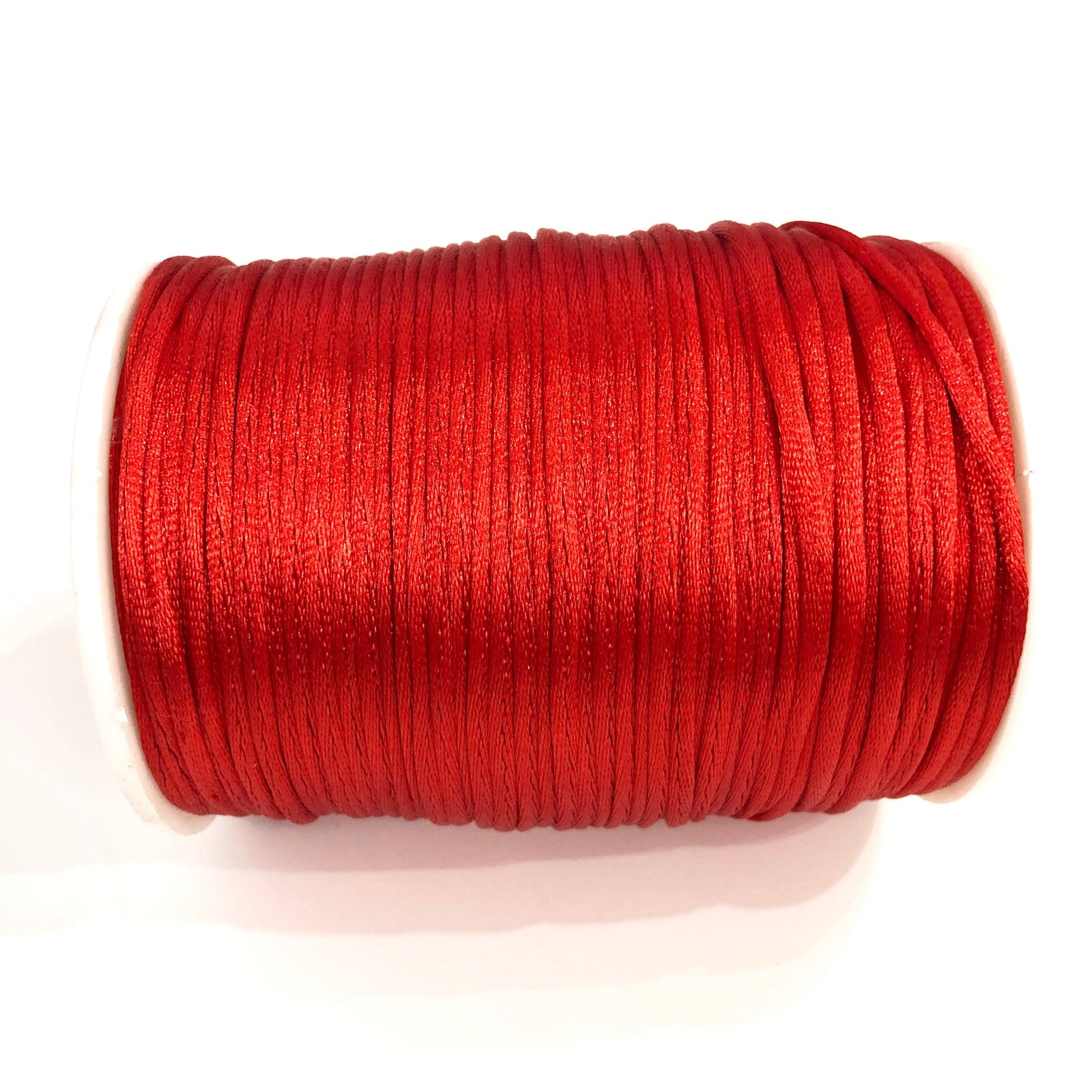 Rattail Cord, Kumihimo Cord, Satin Silk Cord, Satin Nylon Cord, Macrame Knotting DIY, Beading String, Thread Cording, 2.5mm
