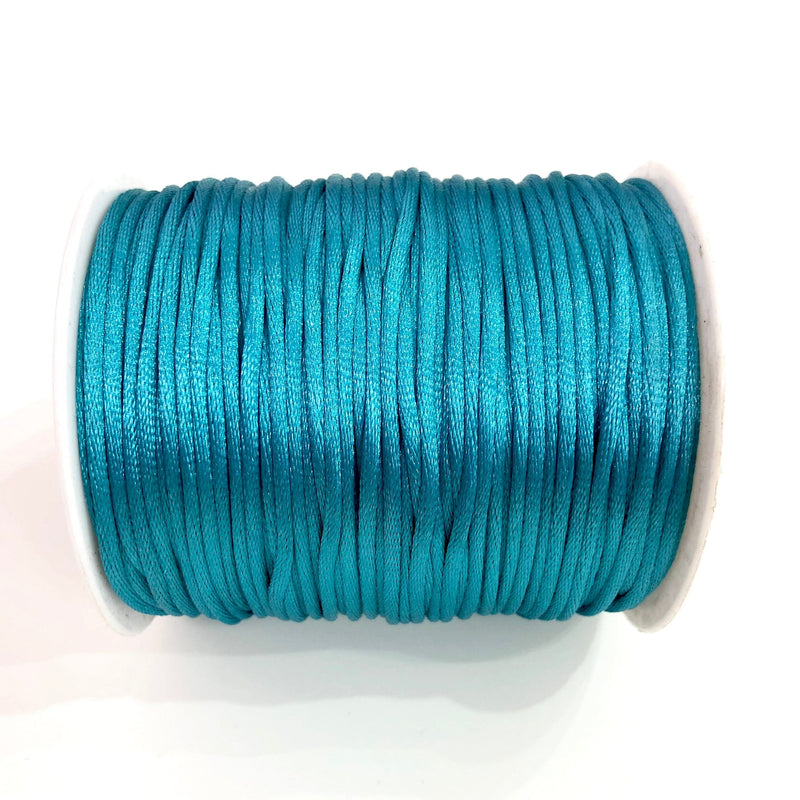 Rattail Cord, Kumihimo Cord, Satin Silk Cord, Satin Nylon Cord, Macrame Knotting DIY, Beading String,  Thread Cording, 2.5mm
