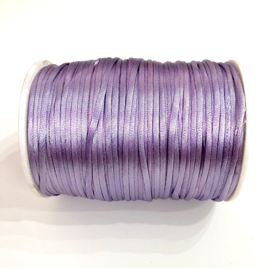 Rattail Cord, Kumihimo Cord, Satin Silk Cord, Satin Nylon Cord, Macrame Knotting DIY, Beading String, Thread Cording, 2.5mm