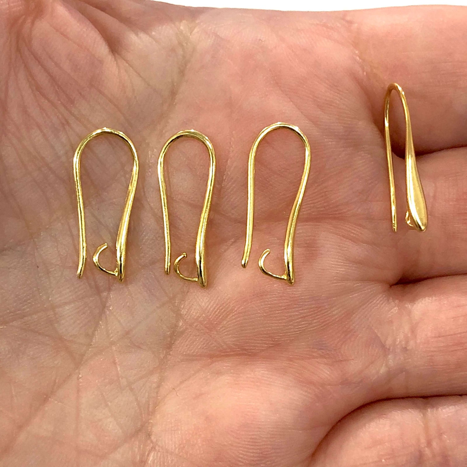24Kt Gold Plated Brass Earrings, Gold Plated Earrings