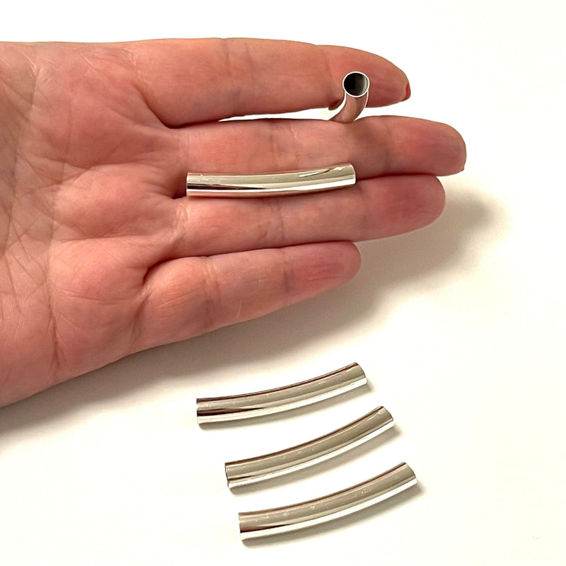 Silver Plated Spacer Tubes, Round Tube Bars , Silver Tube Bars