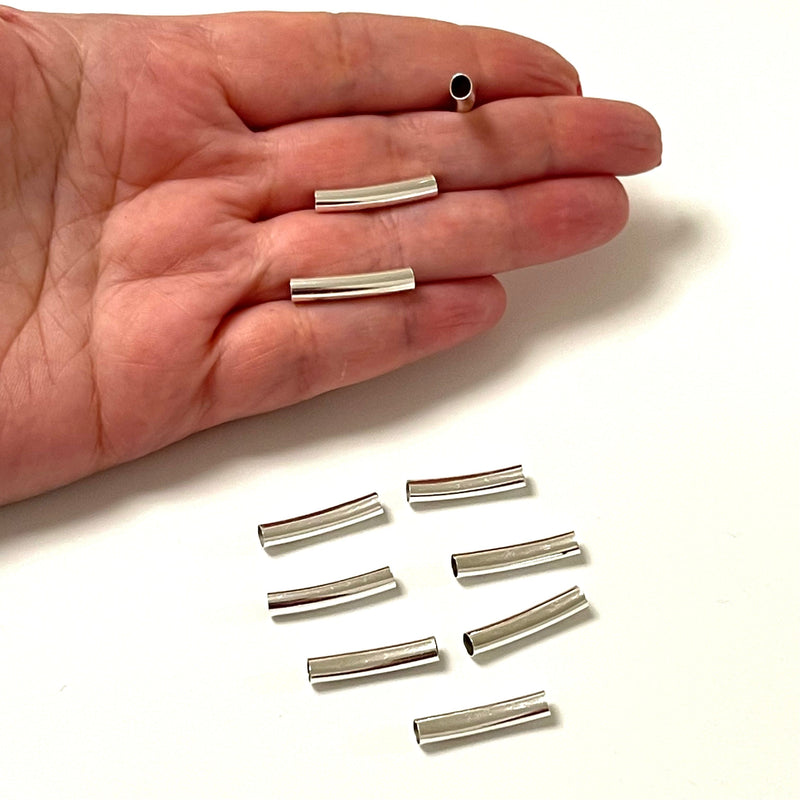 Silver Plated Spacer Tubes, Round Tube Bars , Silver Tube Bars