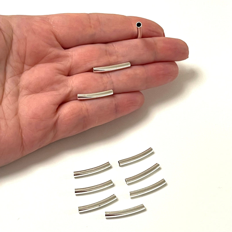 Silver Plated Spacer Tubes, Round Tube Bars , Silver Tube Bars