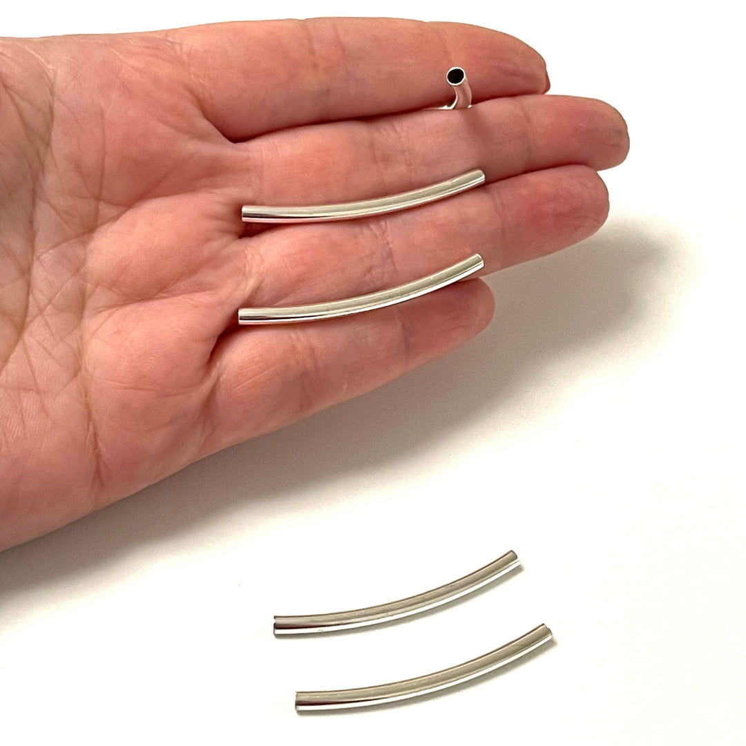 Silver Plated Spacer Tubes, Round Tube Bars , Silver Tube Bars