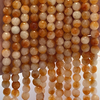 Runde 8 mm Party-Jade-Stränge, 46 Perlen