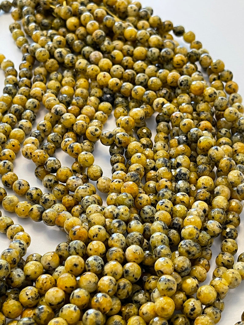 Brins de jade de fête ronds de 8 mm, 46 perles