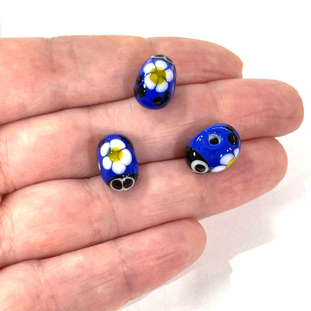 Hand Made Murano Glass Ladybird Charm