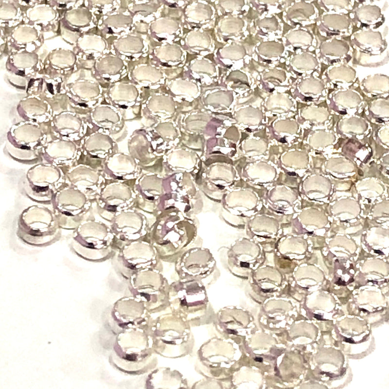 Crimp Beads, Silver Crimp Beads 5gr Pack