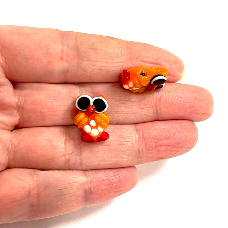 Hand Made Murano Glass Owl Charm