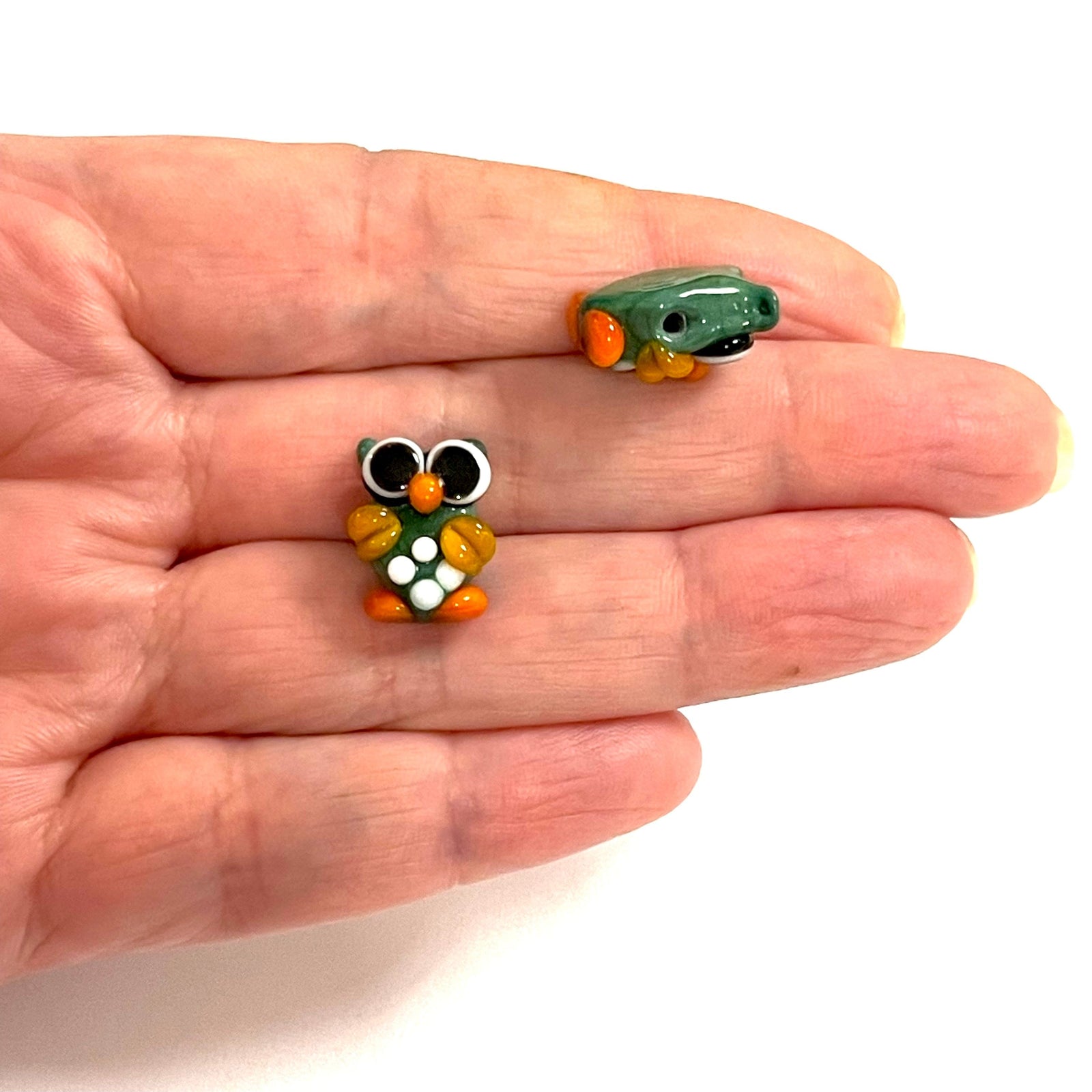 Hand Made Murano Glass Owl Charm
