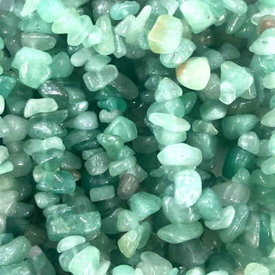 90 cm Strang Natürliche Jadesplitter, Langer Strang 36', Perlen, Edelsteinperlen,