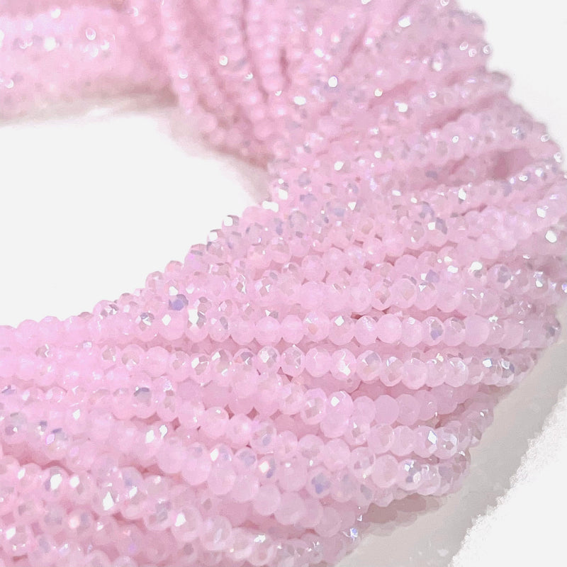 Crystal faceted rondelle 2mm Beads, PBC2C12